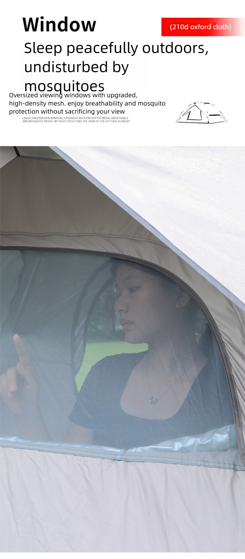 Automatic Pop-up Camping Tent Waterproof Uv-resistant Two Layer_voghion.com