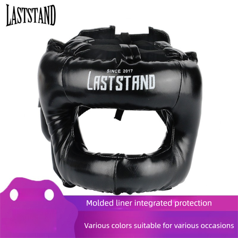 Geschlossener Boxhelm mit Nasenschutz, MMA-Kopfschutz mit vollständiger Abdeckung für Training und Sparring_voghion.com