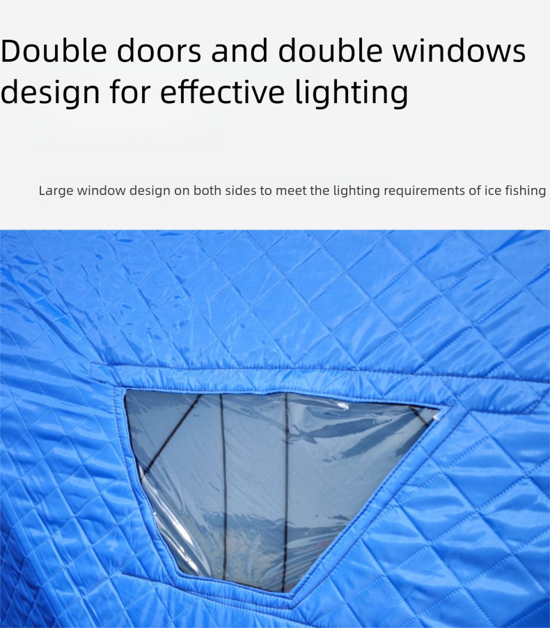 Isoleret isfisketelt bærbart til flere personer_voghion.com