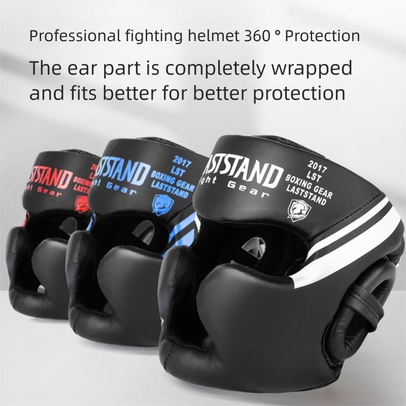 Professional Boxing & Martial Arts Headgear For Adults & Kids, Full Face & Chin Protection For Muay Thai, Sanda And Kickboxing_voghion.com