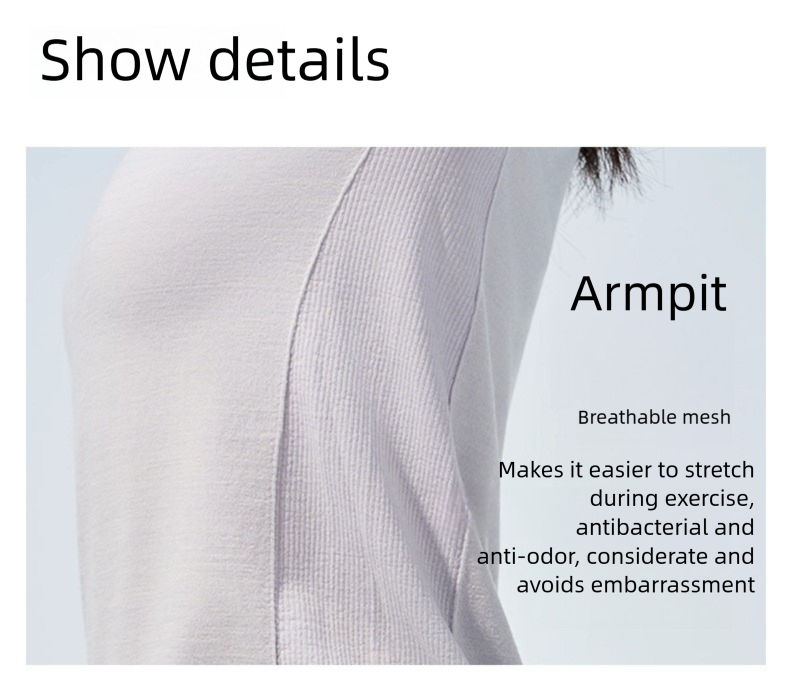 Set intimo termico sci in lana merino da donna manica lunga_voghion.com