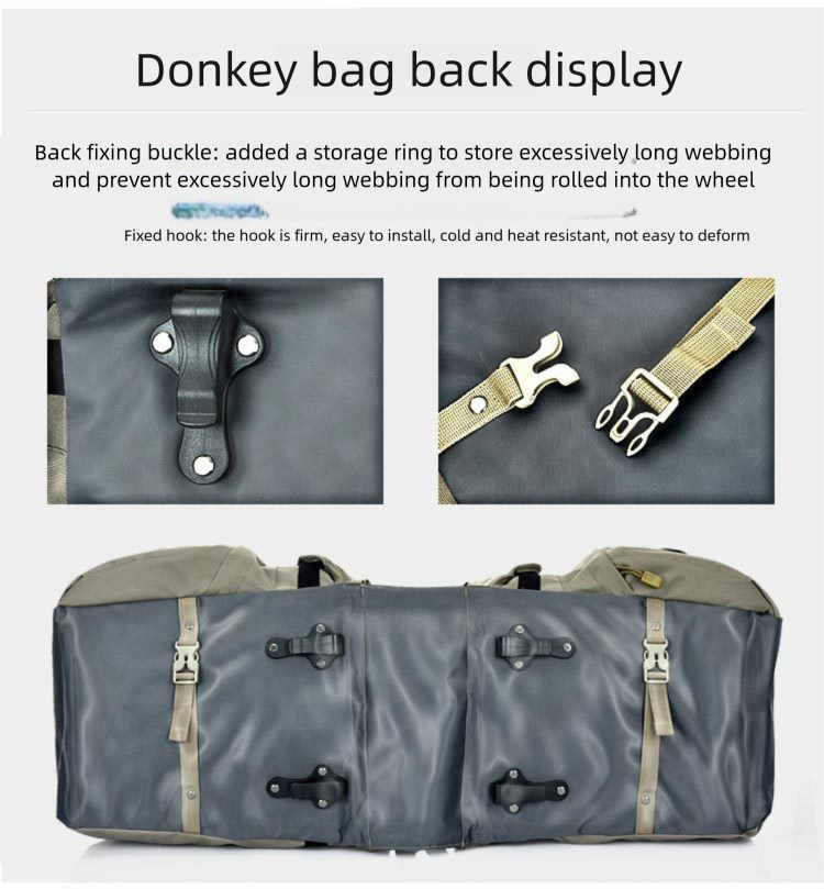 Large Capacity Waterproof Bike Rear Rack Pannier For Mountain Bikes, Long-Distance Cycling Rainproof Gear Bag_voghion.com