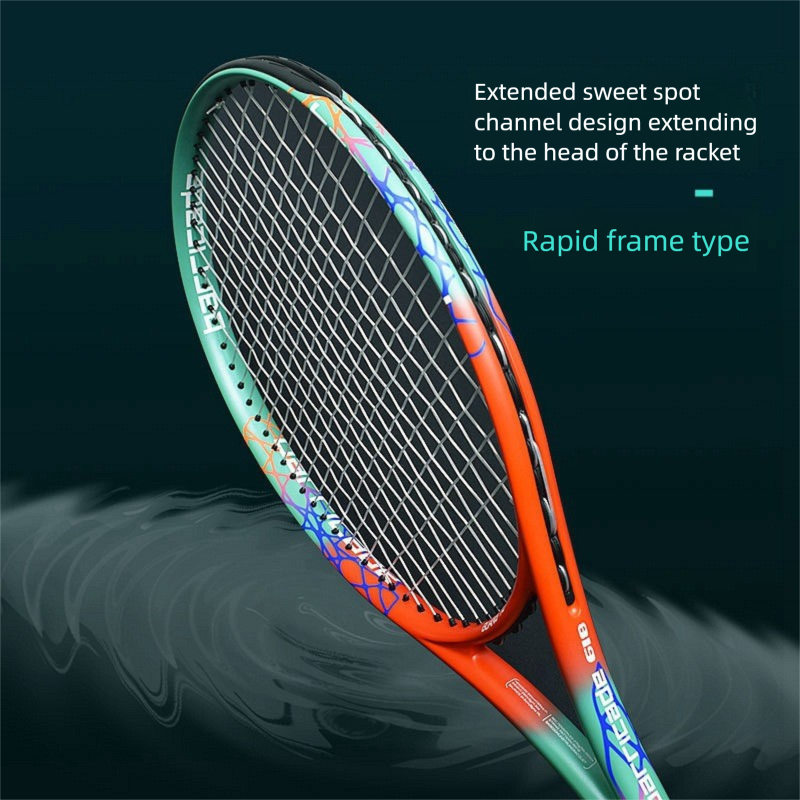 Tennisracket van volledig koolstofvezel, professioneel wedstrijdracket met hoge elasticiteit voor volwassenen (mannen en vrouwen), enkelvoudig trainingsracket

_voghion.com