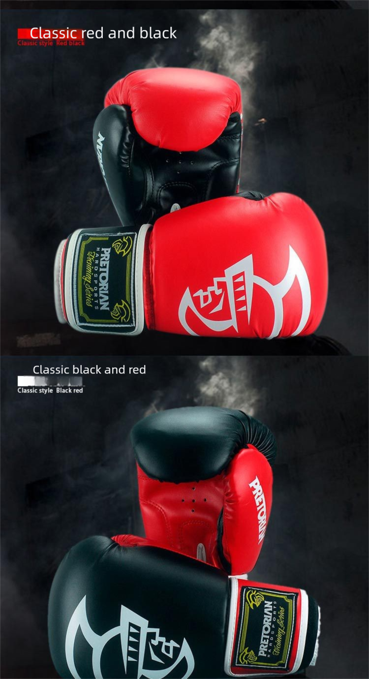 Luvas de boxe brasileiras pretorian para muay thai e kickboxing_voghion.com