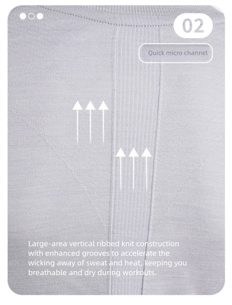 Set intimo termico sci in lana merino da donna manica lunga_voghion.com