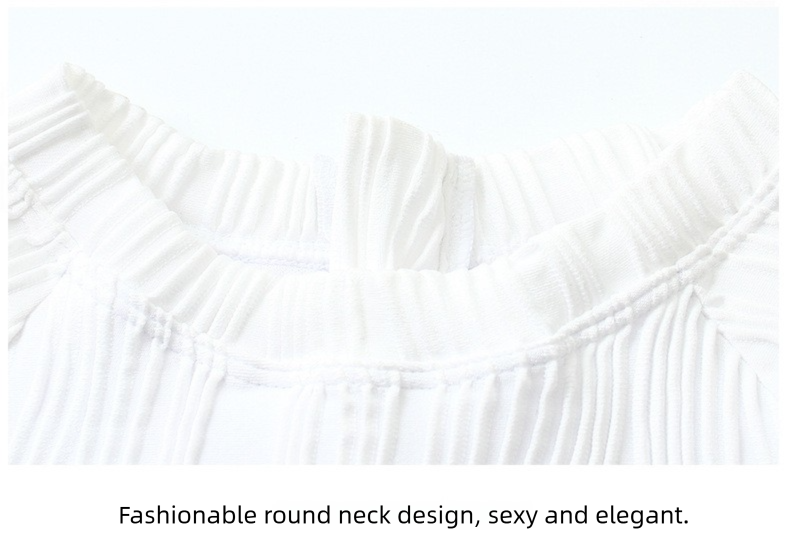 International Sexy White One-Piece Triangle Swimsuit For Women, Korean Style Long Sleeve UV Protection Surfing Bathing Suit Slim Fit Swimwear_voghion.com