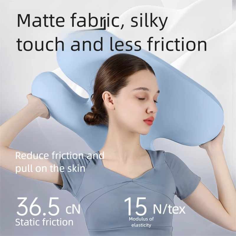 Travesseiro de beleza para alívio da pressão facial, ideal para uso externo, com suporte para o pescoço e para um sono profundo. Indicado_voghion.com