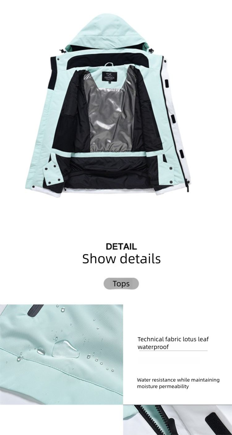 Unisex skipak winddicht waterdicht thermische snowboard set_voghion.com