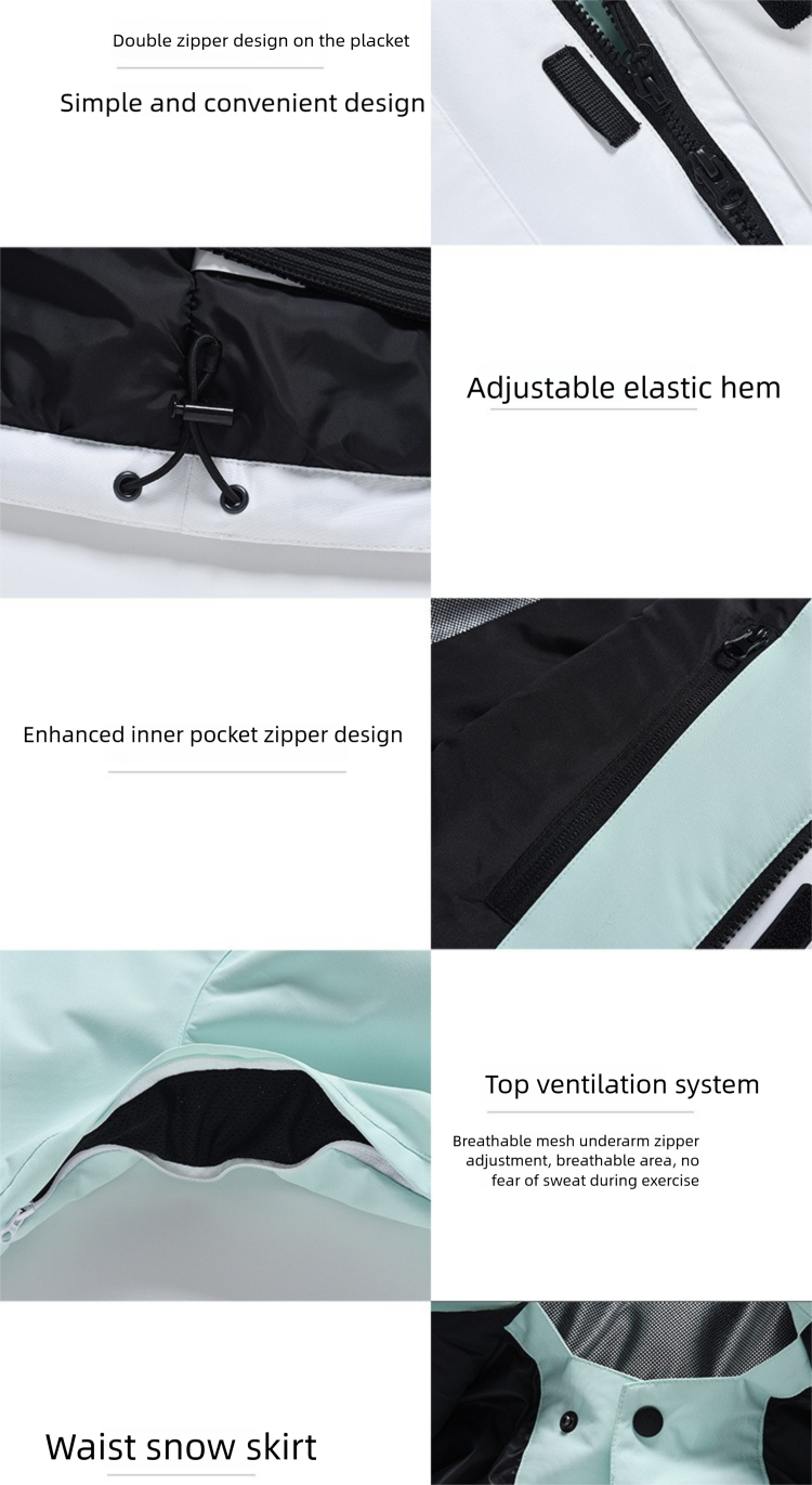 Unisex skipak winddicht waterdicht thermische snowboard set_voghion.com