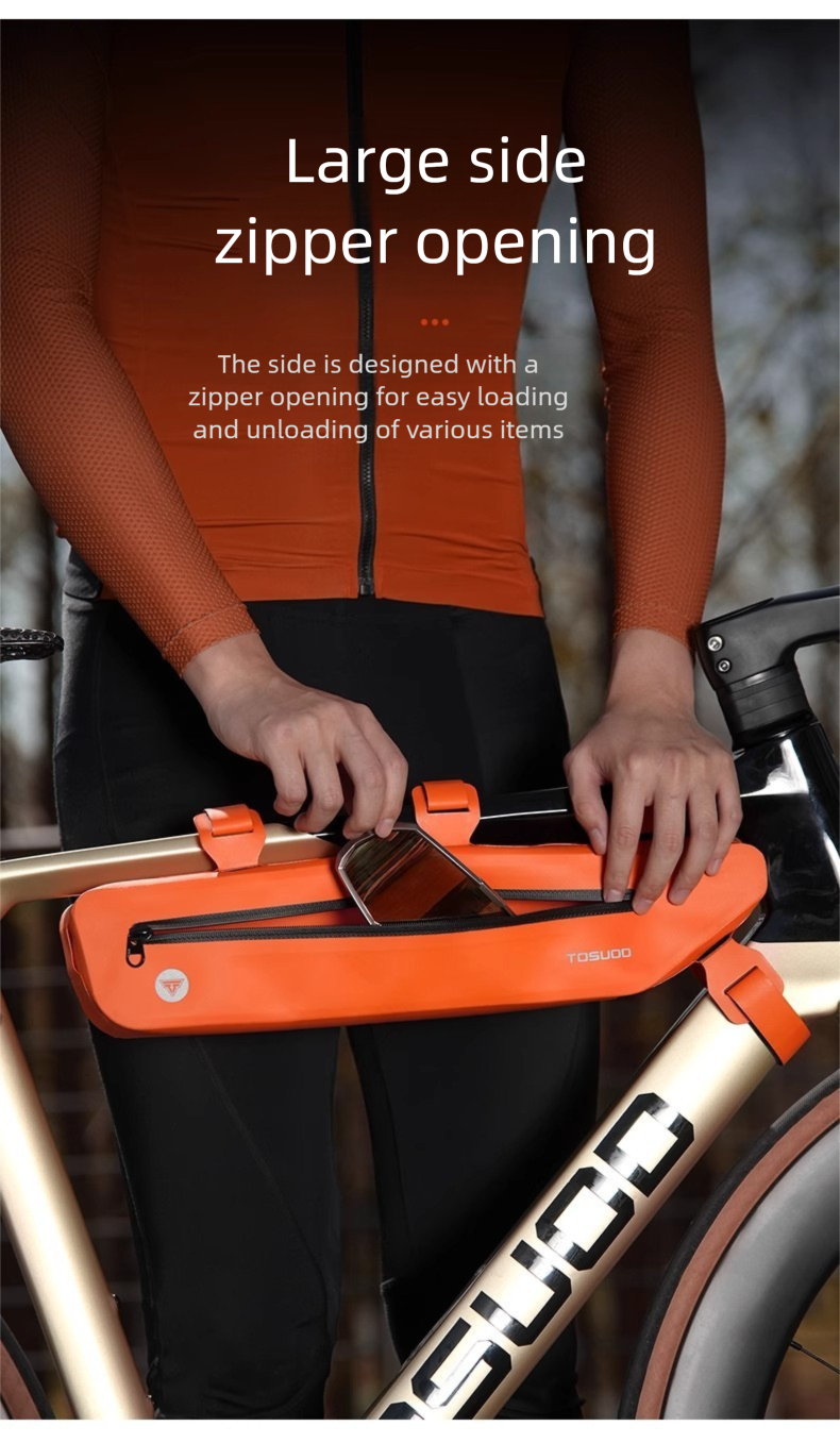 Ūdensizturīga velosipēda rāmja soma kalnu un šosejas velosipēdiem_voghion.com