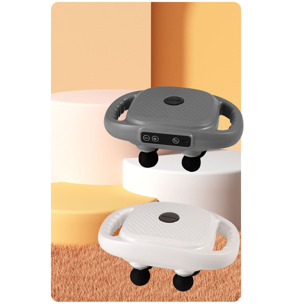 Fascia de seis cabezales de grado profesional para relajación muscular, carga inalámbrica, vibración de alta frecuencia, masaje para espalda y pies._voghion.com