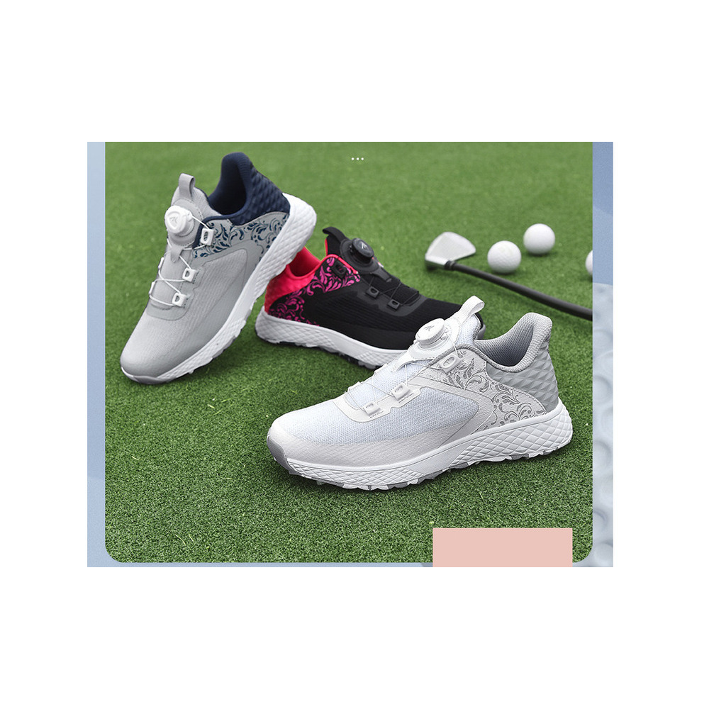 2025 Spring Summer New Women's With Fixed Spikes Breathable Golf Shoes_voghion.com