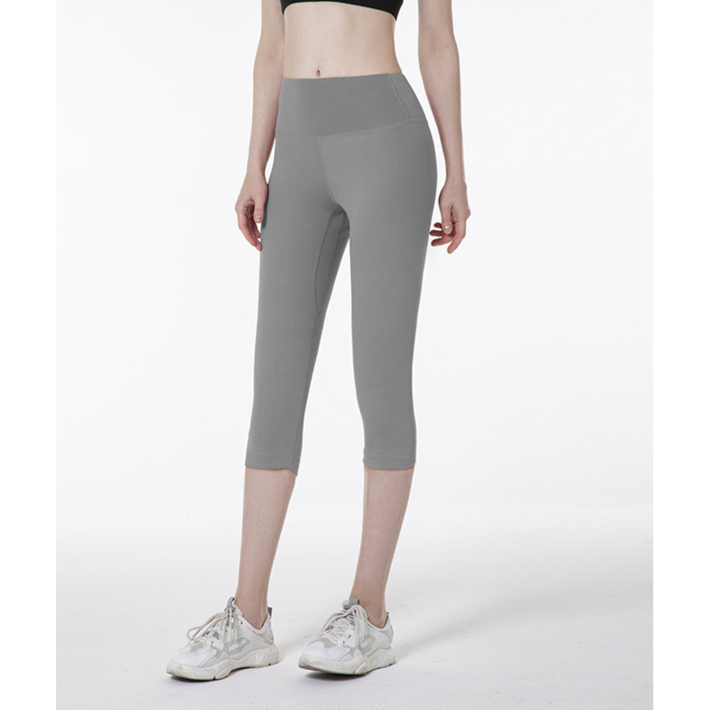 Letnie spodnie do jogi dla kobiet, obcisłe, oddychające, siedmiopunktowe spodenki fitness_voghion.com