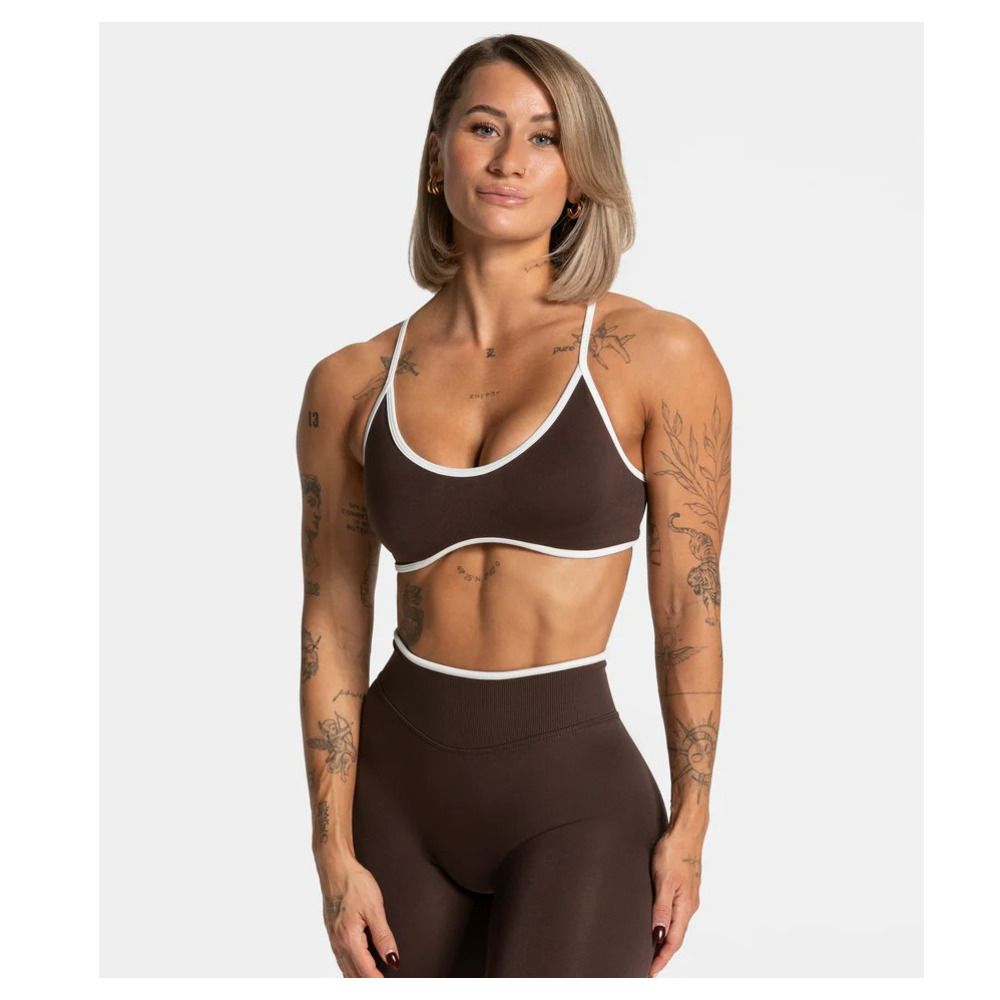 Seamless Yoga For Women Summer Quick-Dry Outdoor Trendy Tight Top Fitness Body Sports Bra_voghion.com