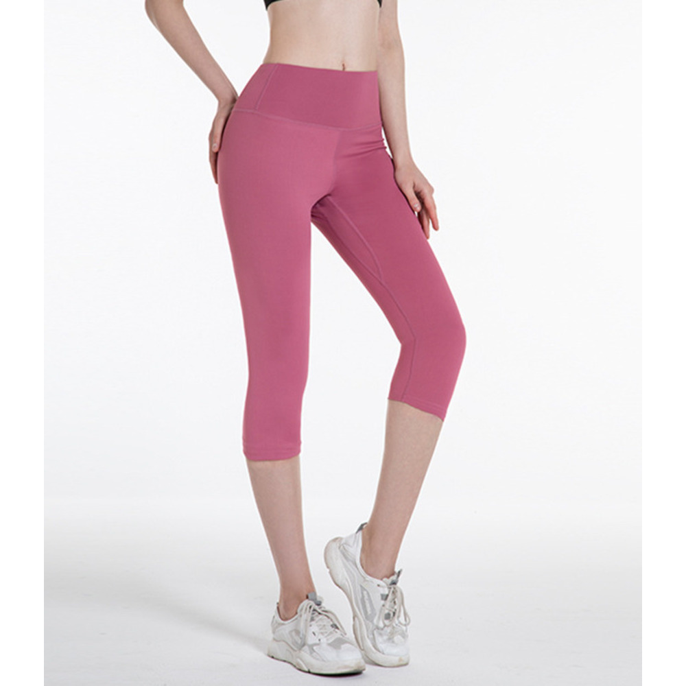 Letnie spodnie do jogi dla kobiet, obcisłe, oddychające, siedmiopunktowe spodenki fitness_voghion.com