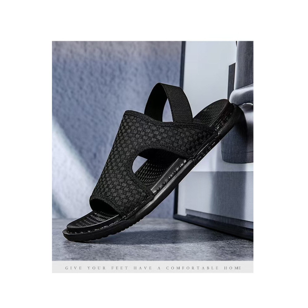 Übergröße Herren Sandalen Sommer Casual Sports Clogs Weiche Sohle Outdoor Beach Slip-On Zwei-Wege-Fahrschuhe_voghion.com