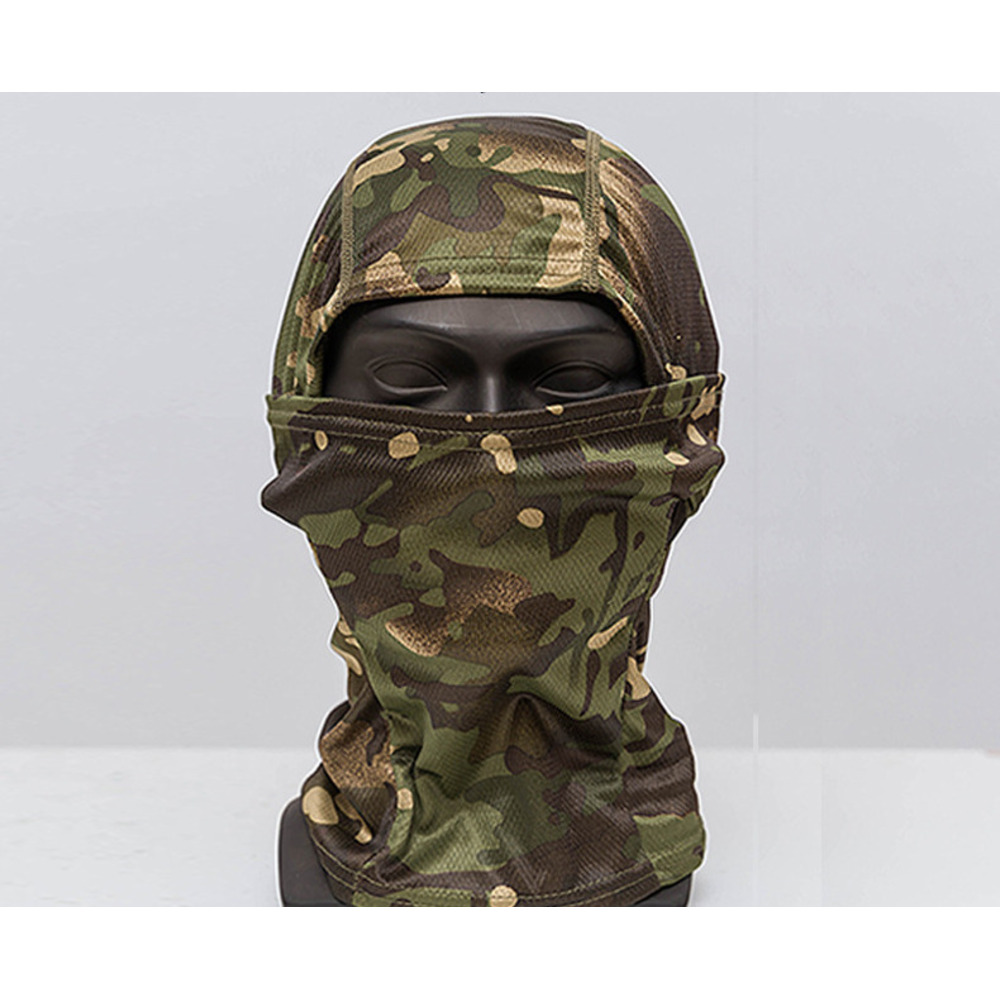Letnia maska rowerowa na twarz, zewnętrzna, pyłoszczelna, z filtrem przeciwsłonecznym, kamuflażowa, taktyczna, z jednym otworem, na głowę, ocieplacz na szyję_voghion.com