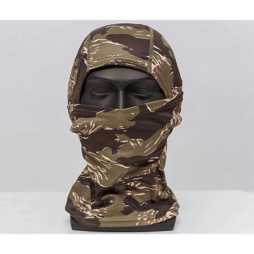 Letnia maska rowerowa na twarz, zewnętrzna, pyłoszczelna, z filtrem przeciwsłonecznym, kamuflażowa, taktyczna, z jednym otworem, na głowę, ocieplacz na szyję_voghion.com