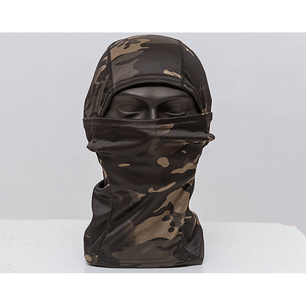 Letnia maska rowerowa na twarz, zewnętrzna, pyłoszczelna, z filtrem przeciwsłonecznym, kamuflażowa, taktyczna, z jednym otworem, na głowę, ocieplacz na szyję_voghion.com