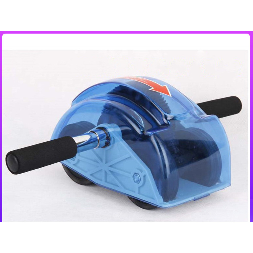 Ruota di rimbalzo a quattro ruote con ingranaggi, attrezzatura per il fitness professionale per addominali per principianti, uomini e donne_voghion.com