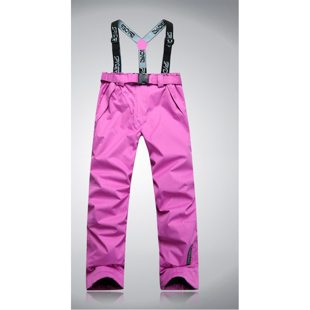 New Outdoor 2023 Sports Women's Thickened Ski Suit Set Cotton Jacket Pants Windproof Waterproof Fangsu_voghion.com