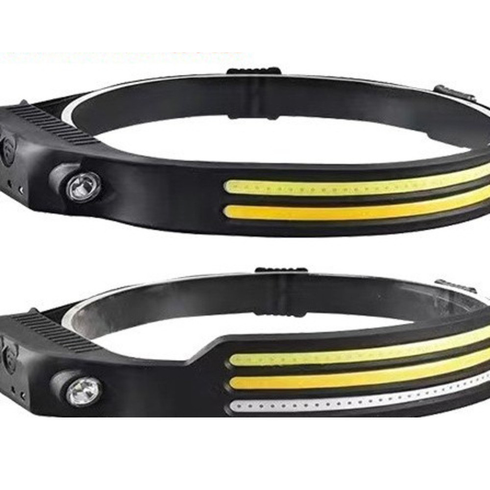 Genopladelig led pandelampe til natfiskeri med bevægelsessensor_voghion.com