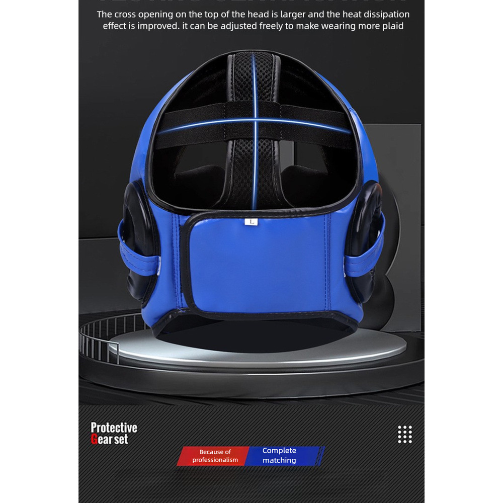 Thickened Full-face Boxing Helmet For Mma And Muay Thai Training_voghion.com