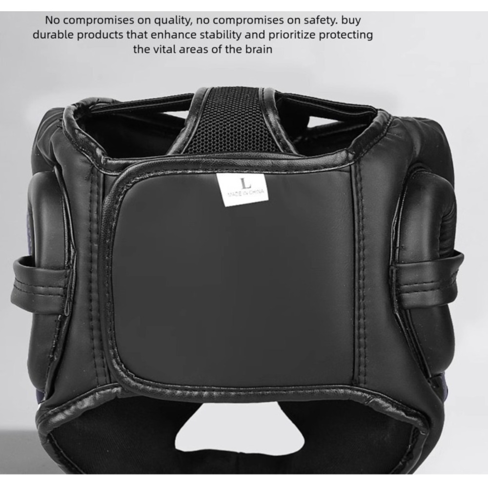 Profesionalus bokso šalmas su veido apsauga suaugusiems vaikams_voghion.com