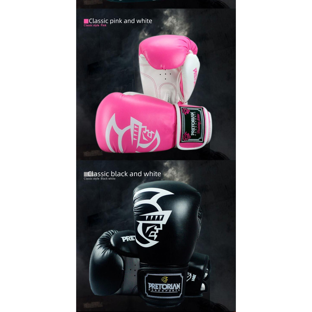Luvas de boxe brasileiras pretorian para muay thai e kickboxing_voghion.com