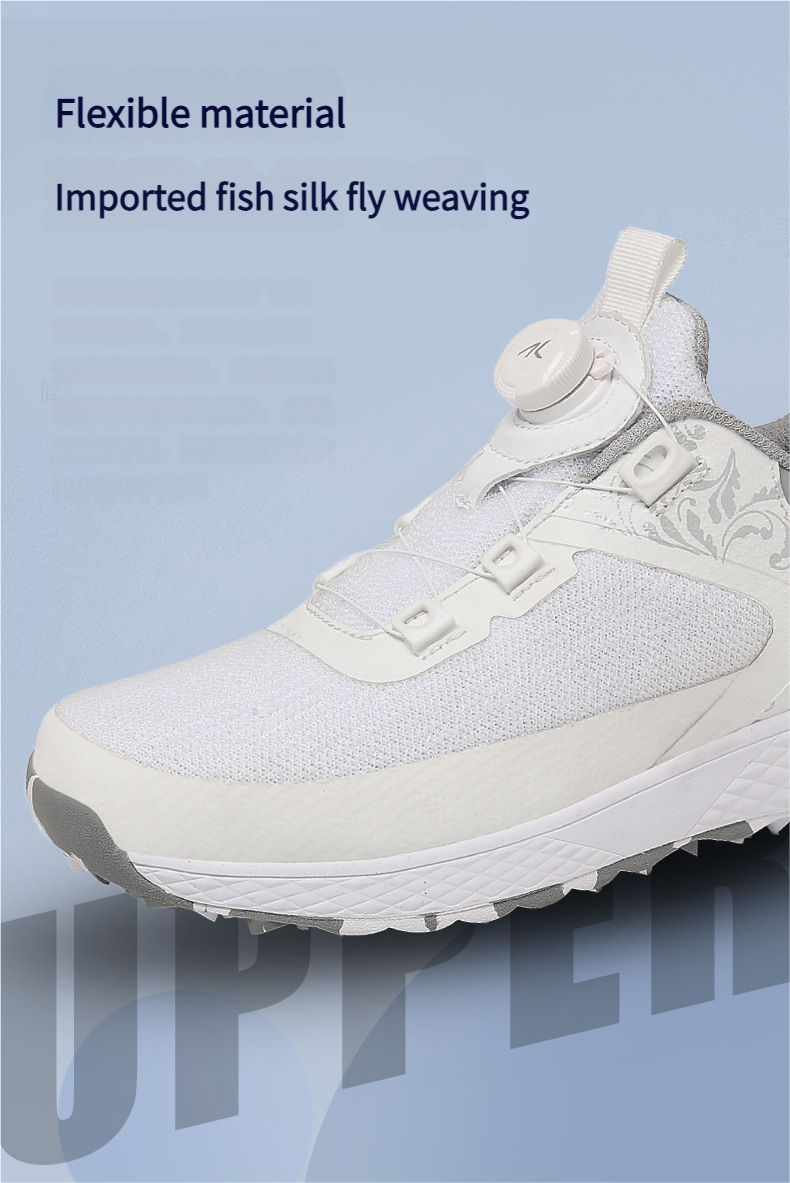 2025 Spring Summer New Women's With Fixed Spikes Breathable Golf Shoes_voghion.com