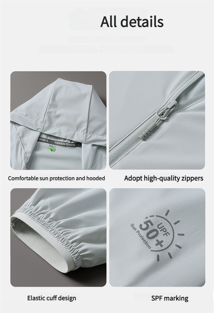 2025 Neue High-End-Sonnenschutzjacke für Herren im Freien, Eisseide, wasserdicht, schnelltrocknend, UV-beständig, atmungsaktiv_voghion.com