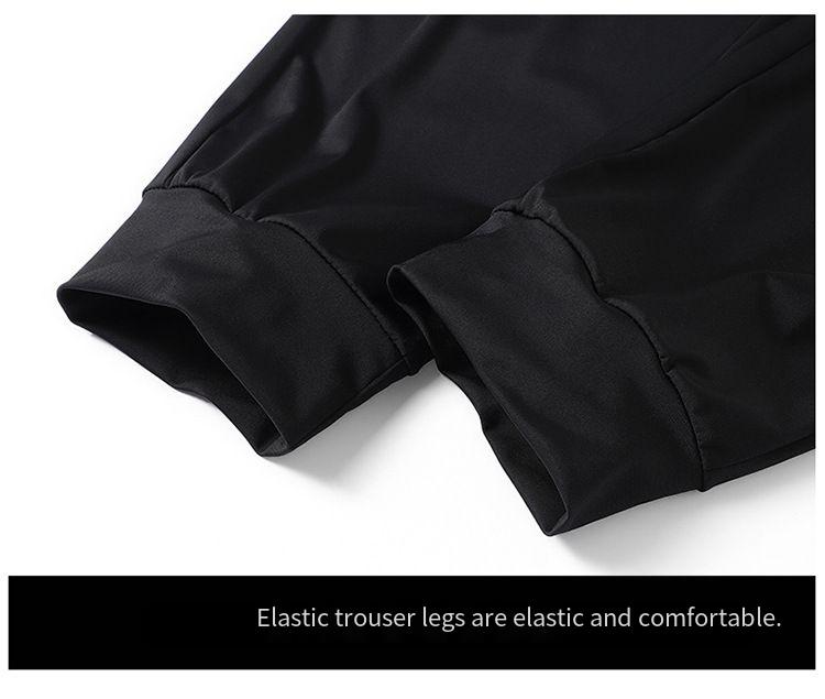 Plus Größe Sommer Ice Silk Männer Jogger Jogginghose Hohe Elastizität Schnell Trocknend Lässig Gerade_voghion.com