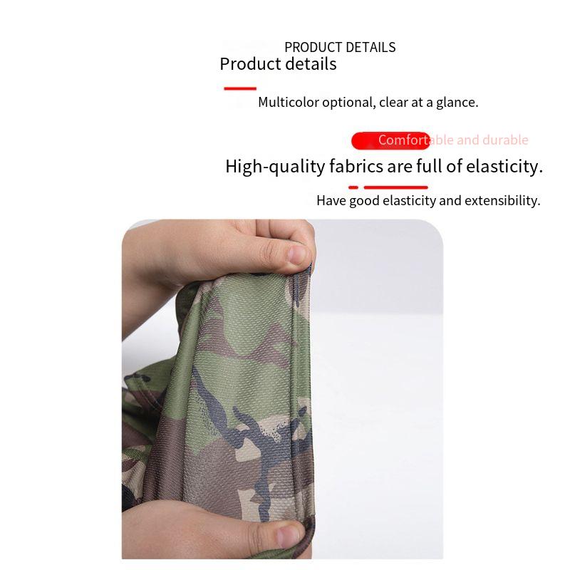 Letnia maska rowerowa na twarz, zewnętrzna, pyłoszczelna, z filtrem przeciwsłonecznym, kamuflażowa, taktyczna, z jednym otworem, na głowę, ocieplacz na szyję_voghion.com