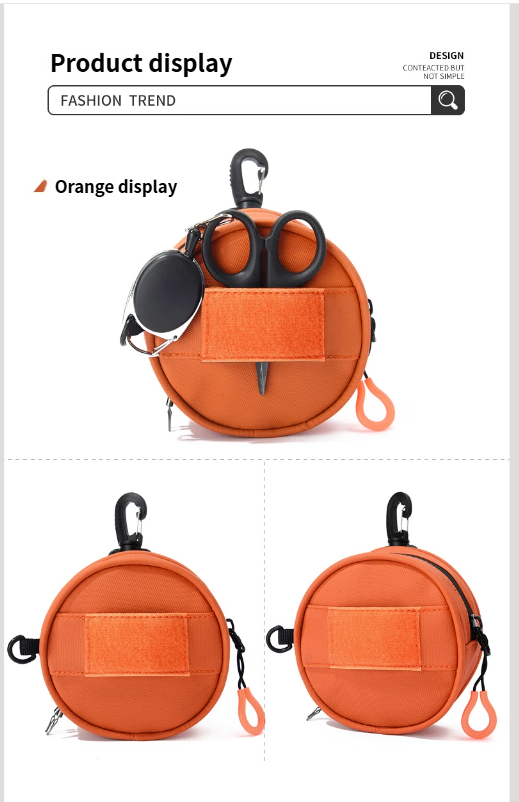 Köderzubehör Front Storage Line Box Multifunktionale tragbare Münzschlüssel Bluetooth Kopfhörer Kleine Hängetasche_voghion.com