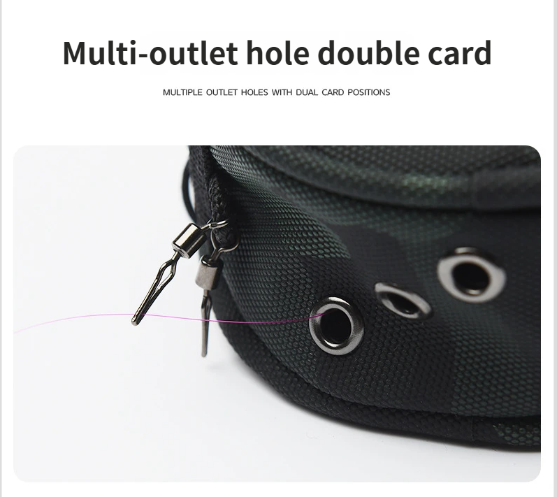 Köderzubehör Front Storage Line Box Multifunktionale tragbare Münzschlüssel Bluetooth Kopfhörer Kleine Hängetasche_voghion.com