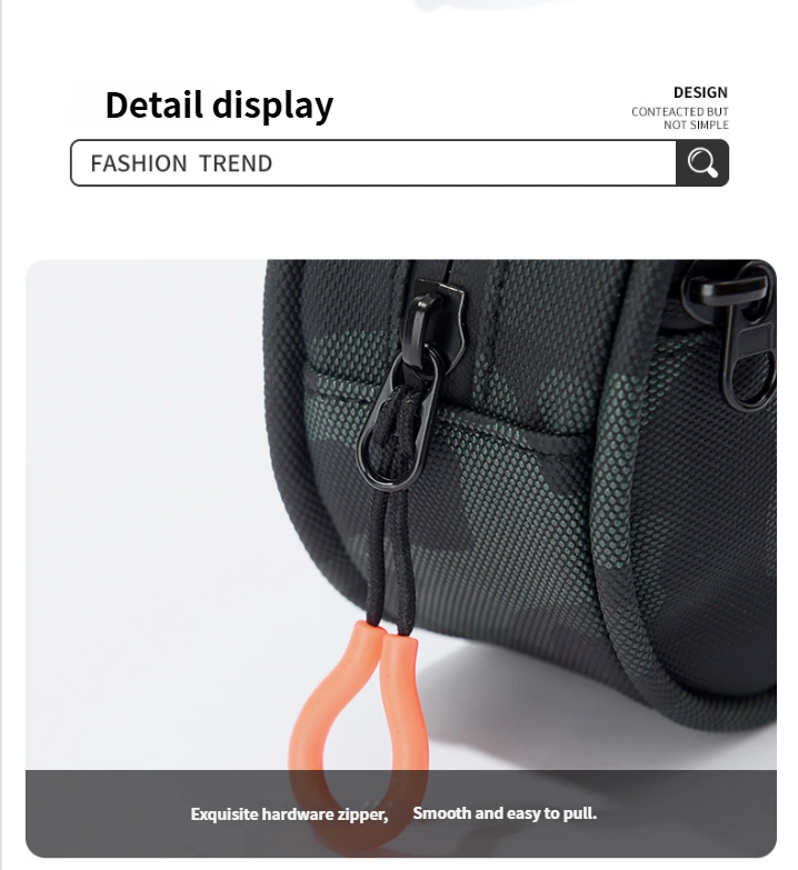 Köderzubehör Front Storage Line Box Multifunktionale tragbare Münzschlüssel Bluetooth Kopfhörer Kleine Hängetasche_voghion.com