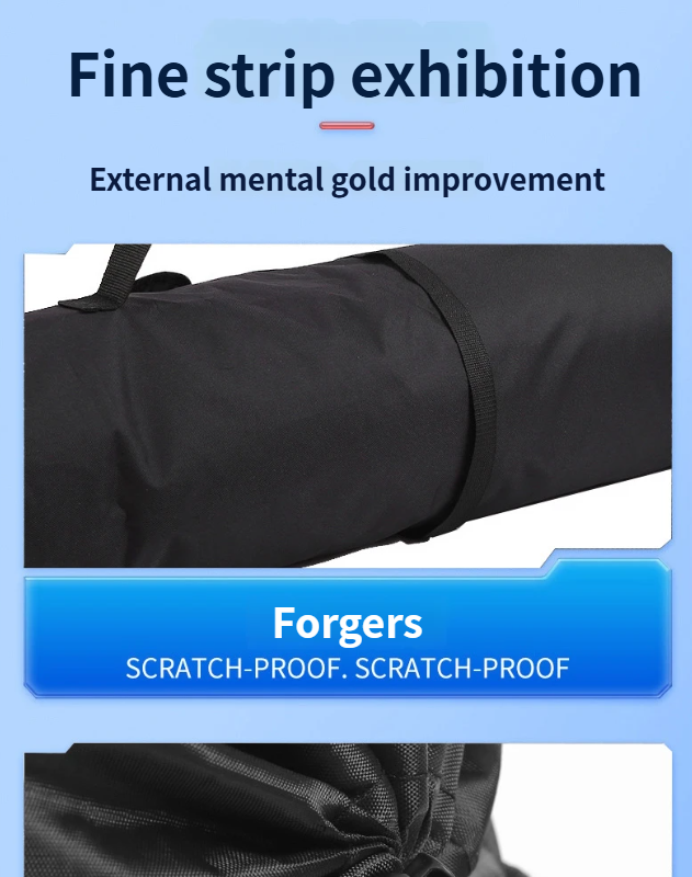 Outdoor Foldable Cylindrical Fishing Rod Drawstring Bucket Simple Handheld Oxford Cloth Large Capacity Single Shoulder_voghion.com