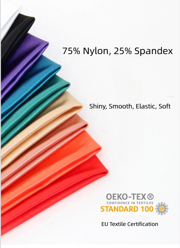 Leggings sportivi modellanti lucidi elastici con cerniera, manica lunga, body intero lucido e liscio_voghion.com