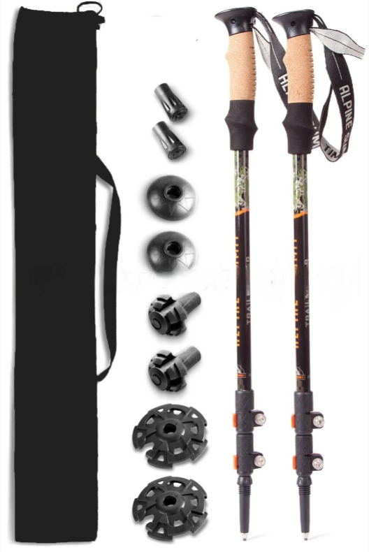 Poste de pagamento! Liga de alumínio 7075 com fibra de carbono para pagamento final! Equipamento profissional portátil para caminhadas ao ar livre._voghion.com