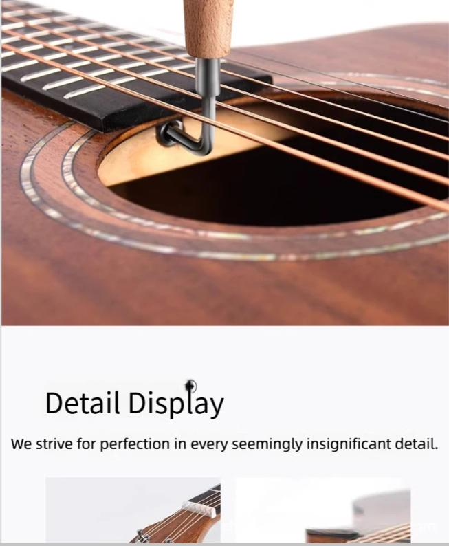 Beginner Acoustic Guitar: 40/41 Inch Solid Top, Ideal For Male & Female Student Players_desvips.com