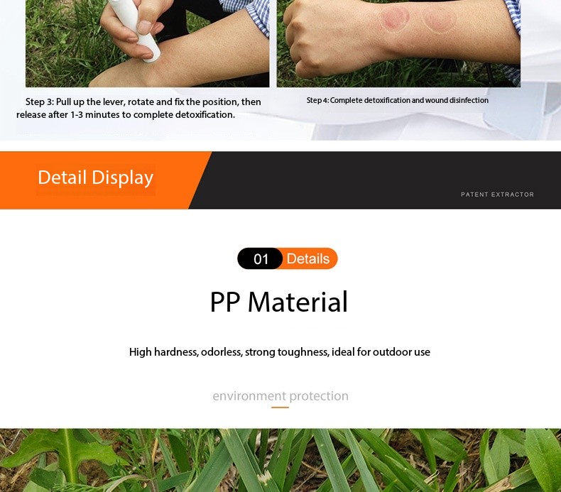 Outdoor Emergency Venom Vacuum Extractor | Portable Suction Tool For Snake/Insect/ Bee Stings & Pus/Blood Removal_desvips.com