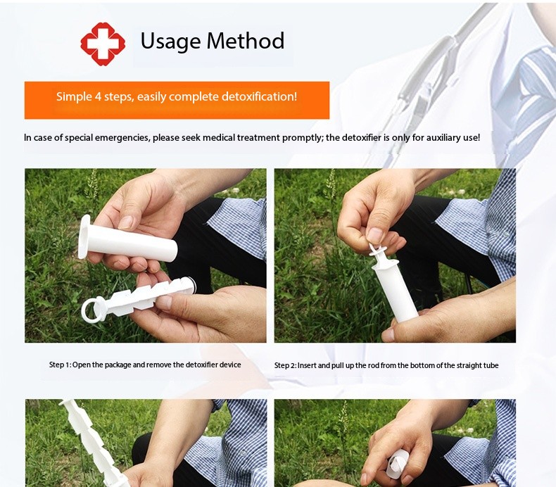 Outdoor Emergency Venom Vacuum Extractor | Portable Suction Tool For Snake/Insect/ Bee Stings & Pus/Blood Removal_desvips.com