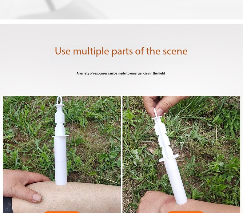 Outdoor Emergency Venom Vacuum Extractor | Portable Suction Tool For Snake/Insect/ Bee Stings & Pus/Blood Removal_desvips.com