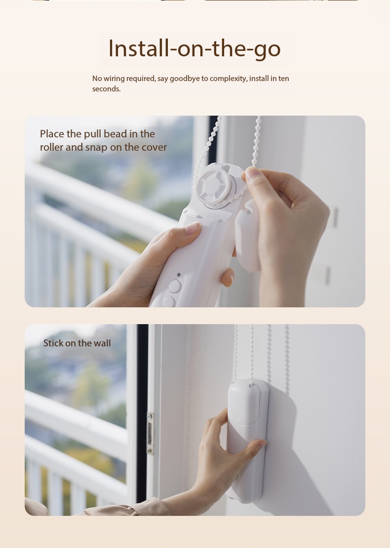 Motore per tende Bluetooth intelligente, telecomando tramite app, compatibile con Tuya Smart Home_voghion.com