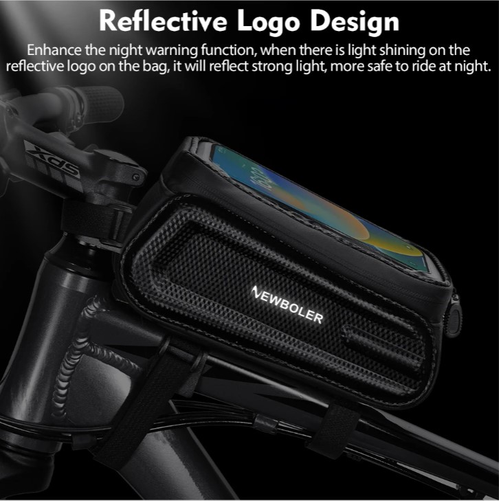 Bicycle Phone Bag Waterproof Front Frame Storage For Mtb And Road_voghion.com