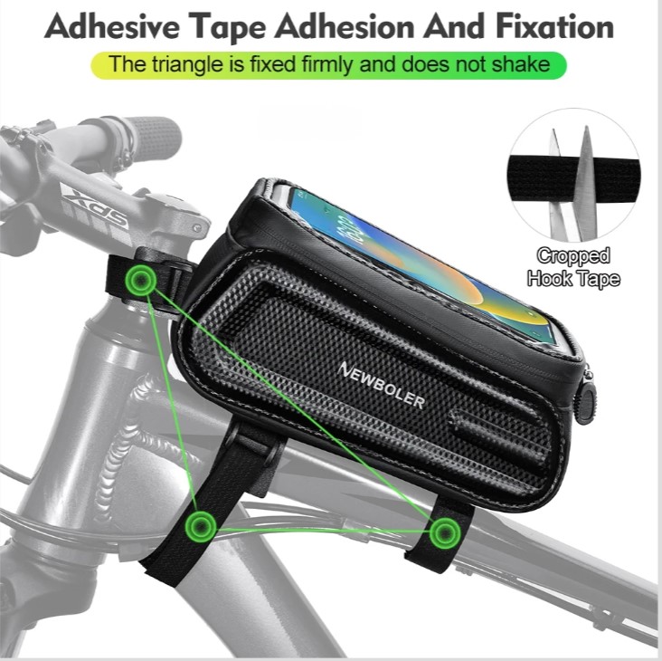 Bicycle Phone Bag Waterproof Front Frame Storage For Mtb And Road_voghion.com