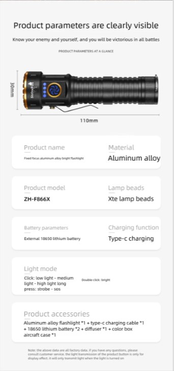 Nuova torcia ultra luminosa Three-Eye Monster - Mini luce da campeggio multifunzionale a LED portatile con base magnetica_voghion.com