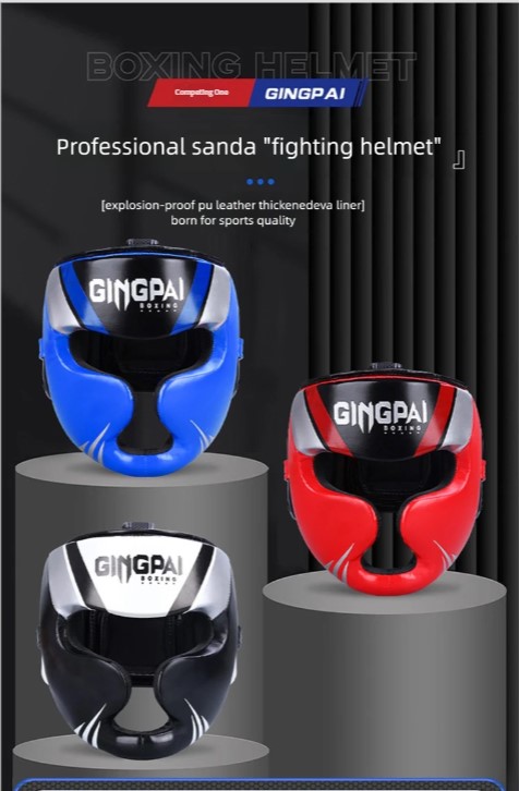 Thickened Full-face Boxing Helmet For Mma And Muay Thai Training_voghion.com