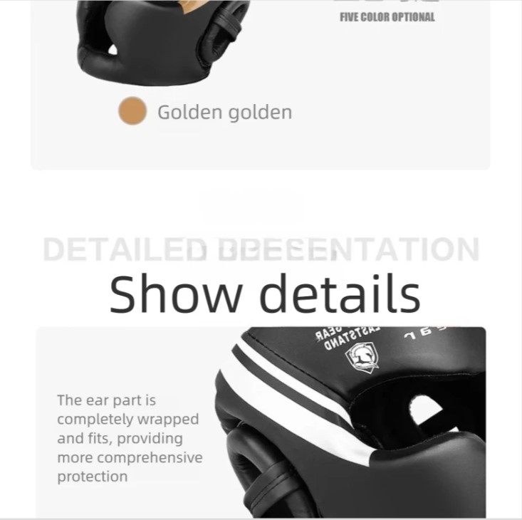 Profesionalus bokso šalmas su veido apsauga suaugusiems vaikams_voghion.com