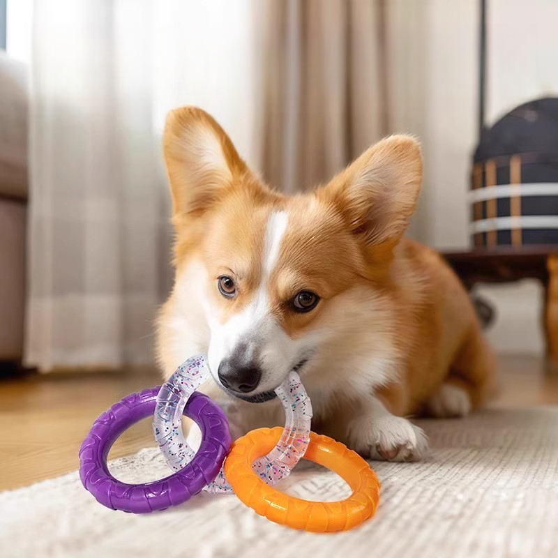 Dog Teething Cleaning Chew Pulling Durable Toy Puppy Training Interactive Pet Boredom Relief Artifact_voghion.com